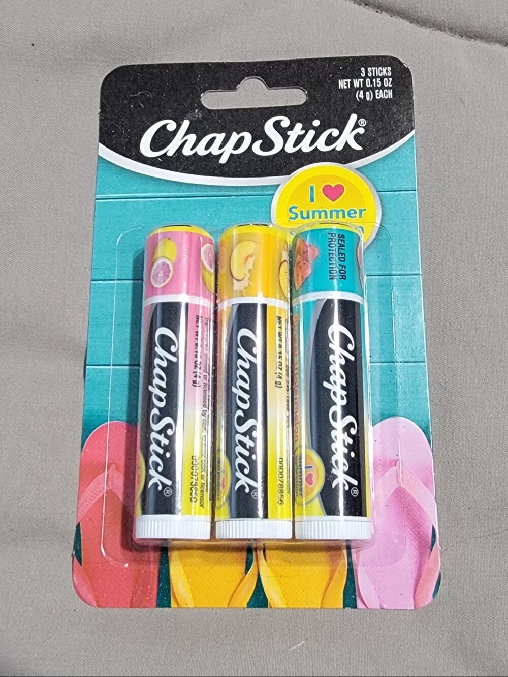 New! ChapStick I Love Summer Collection 3-pack